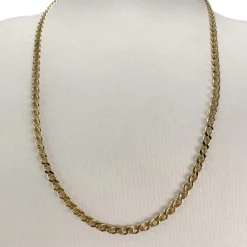 Chaîne d'occasion or 750 jaune maille marine 51,5 cm
