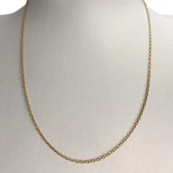 Chaîne d'occasion or 750 jaune maille forcat 48 cm