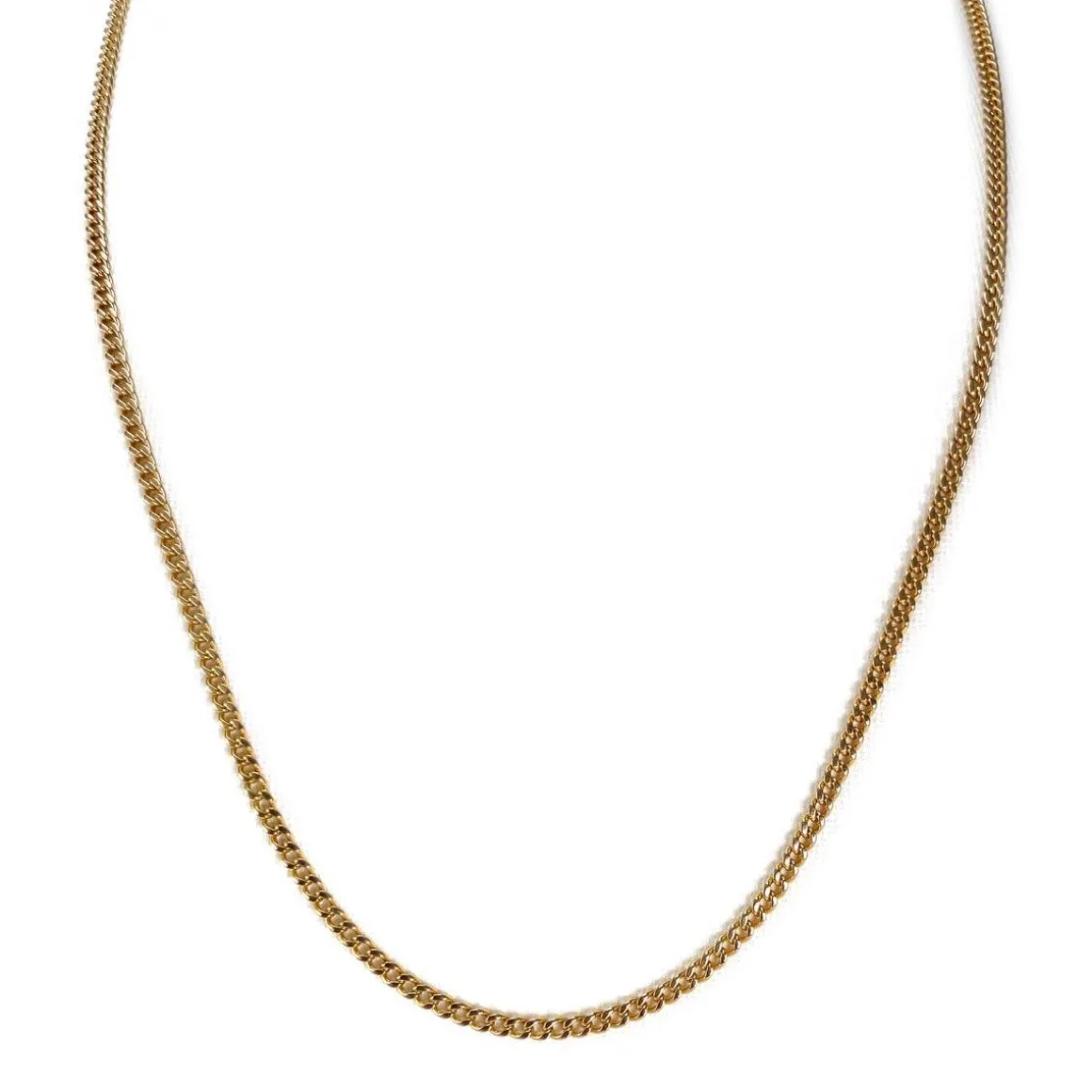 Chaîne d'occasion or 750 jaune maille gourmette 51 cm