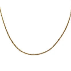 Chaîne d'occasion or 750 jaune maille gourmette 42 cm