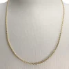 Chaîne d'occasion or 750 jaune maille forcat 45 cm