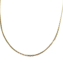 Chaîne d'occasion or 750 jaune maille forcat 45 cm