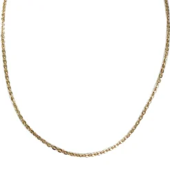 Chaîne d'occasion or 750 jaune maille forcat 47 cm