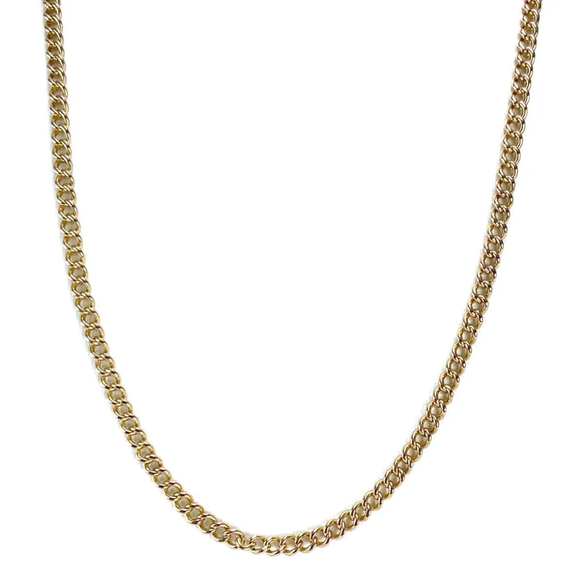 Chaîne d'occasion or 750 jaune maille forçat 83 cm