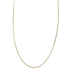 Chaîne d'occasion or 750 jaune maille forçat 57 cm
