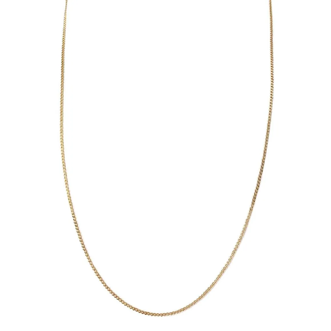 Chaîne d'occasion or 750 jaune maille forçat 57 cm