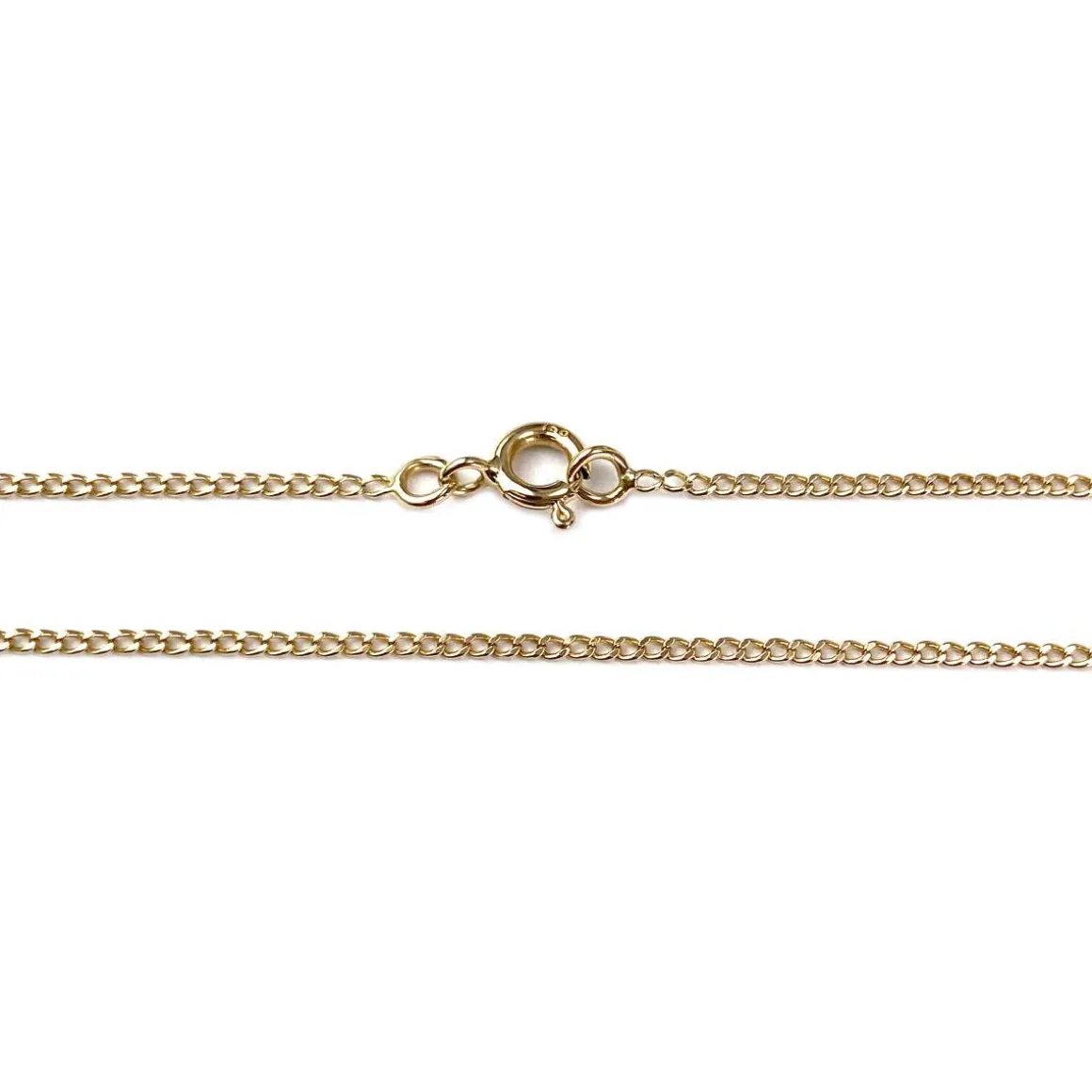 Chaîne d'occasion or 750 jaune maille forçat 57 cm