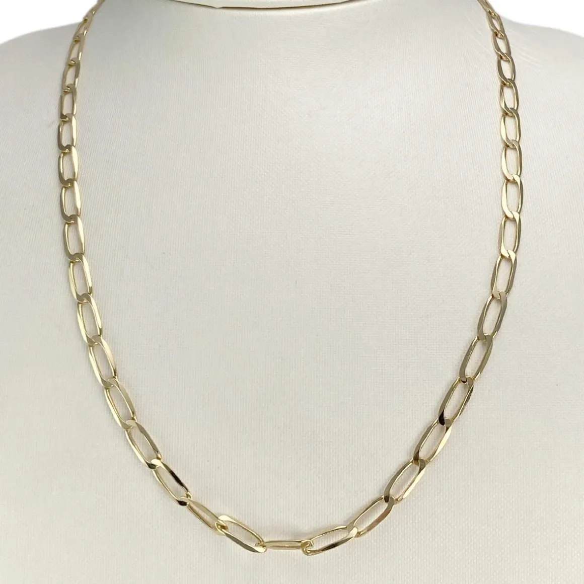 Chaîne d'occasion or 750 jaune maille cheval 51,5 cm