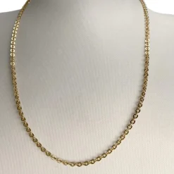 Chaîne d'occasion or 750 jaune maille forcat