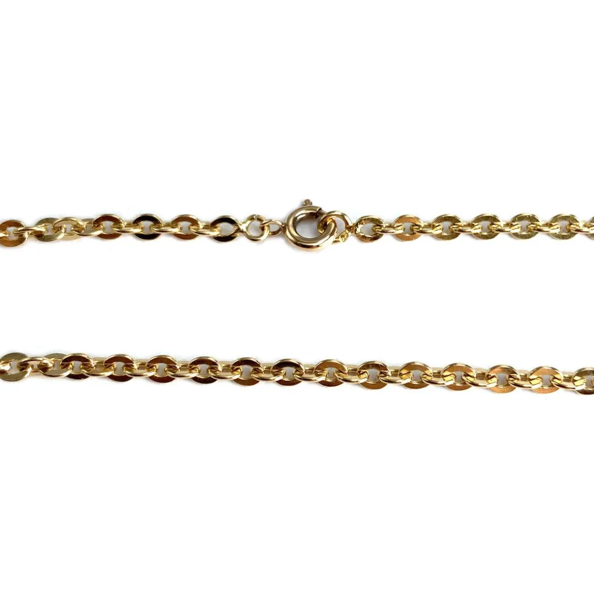 Chaîne d'occasion or 750 jaune maille forcat