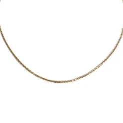 Chaîne d'occasion or 750 jaune maille forçat 47 cm