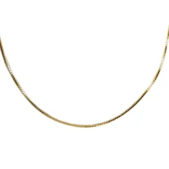 Chaîne d'occasion or 750 jaune maille venitienne 40 cm