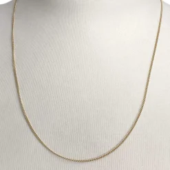 Chaîne d'occasion or 750 jaune maille gourmette 47 cm
