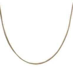Chaîne d'occasion or 750 jaune maille gourmette 47 cm