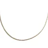 Chaîne d'occasion or 750 jaune maille cheval 42.50 cm