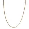 Chaîne d'occasion or 750 jaune maille gourmette 57.5 cm
