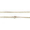 Chaîne d'occasion or 750 jaune maille forcat 62 cm