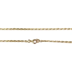 Chaîne d'occasion or 750 jaune maille forcat 62 cm