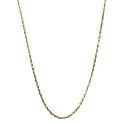 Chaîne d'occasion or 750 jaune maille forcat 62 cm