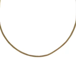 Chaîne d'occasion or 750 jaune maille forçat 41 cm