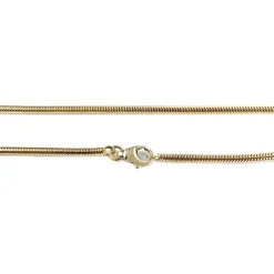 Chaîne d'occasion or 750 jaune maille serpent 45,5 cm
