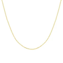 Chaîne or 375 jaune maille forçat 45 cm