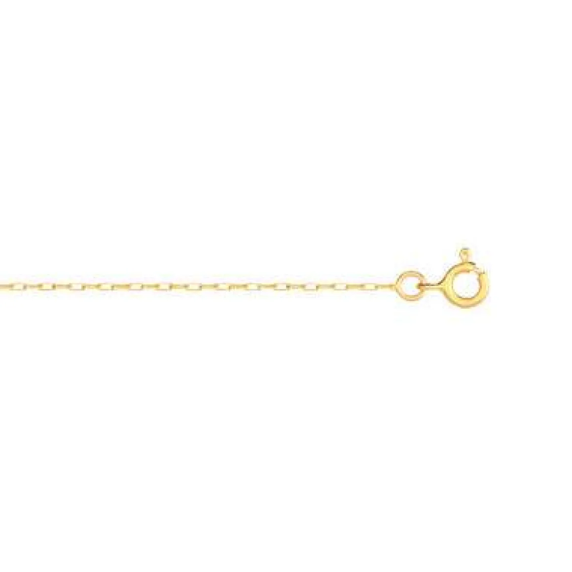 Chaîne or 750 jaune maille forçat 50 cm