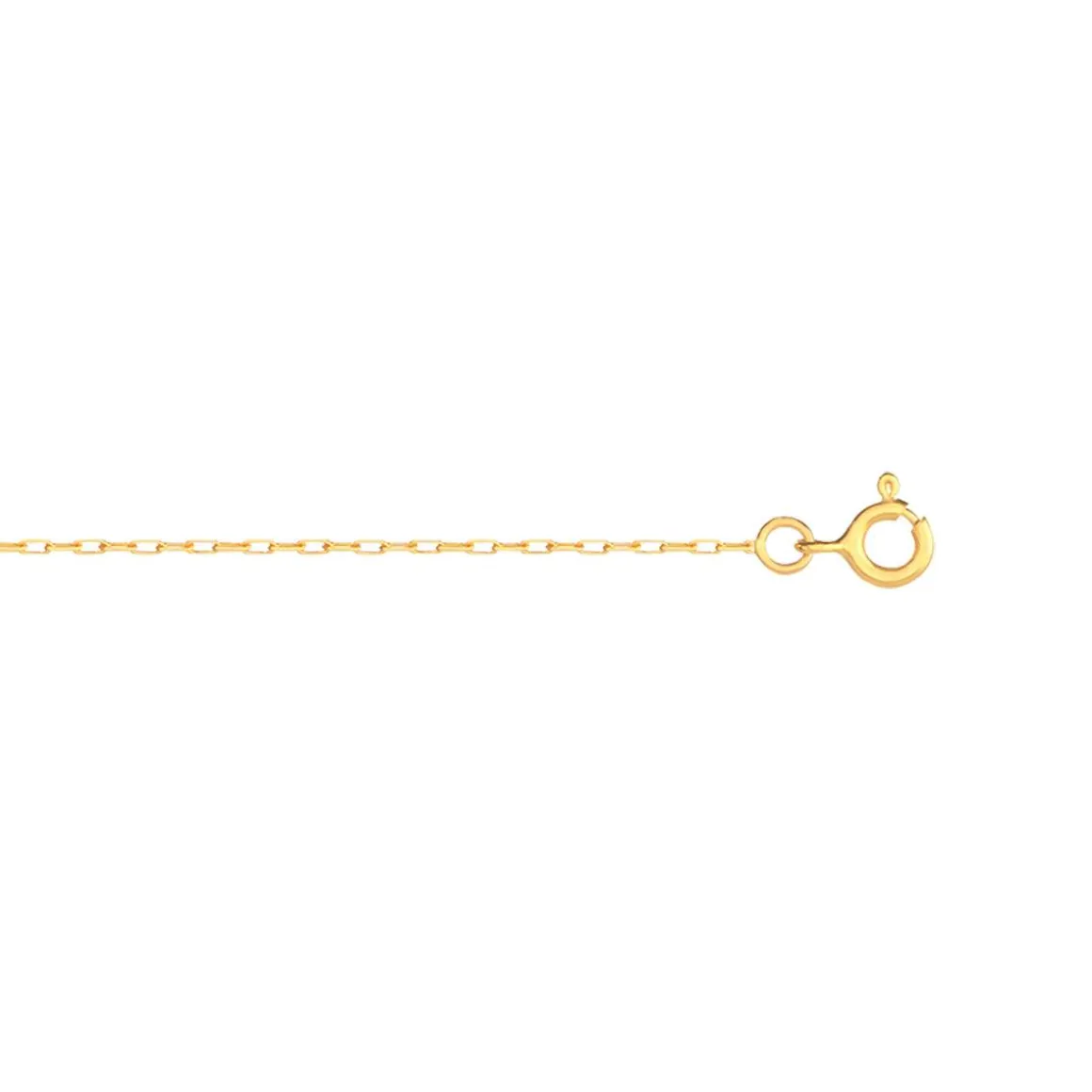 Chaîne or 750 jaune maille forçat 40 cm