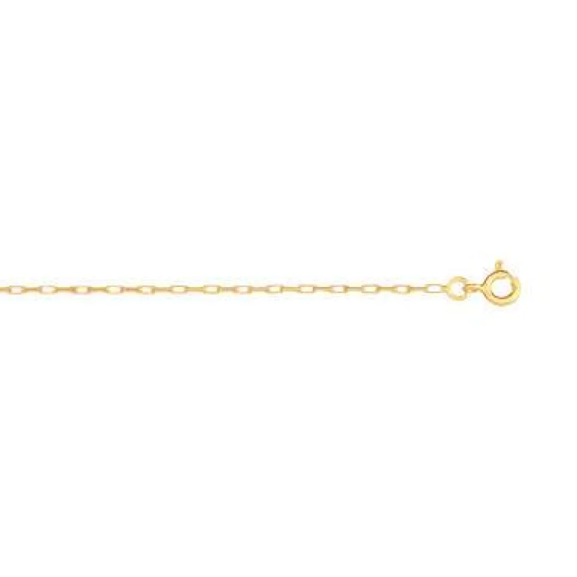 Chaîne or 750 jaune maille forçat 50 cm