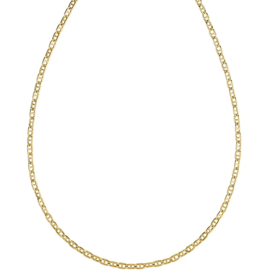 Chaîne or 750 jaune maille marine 55 cm