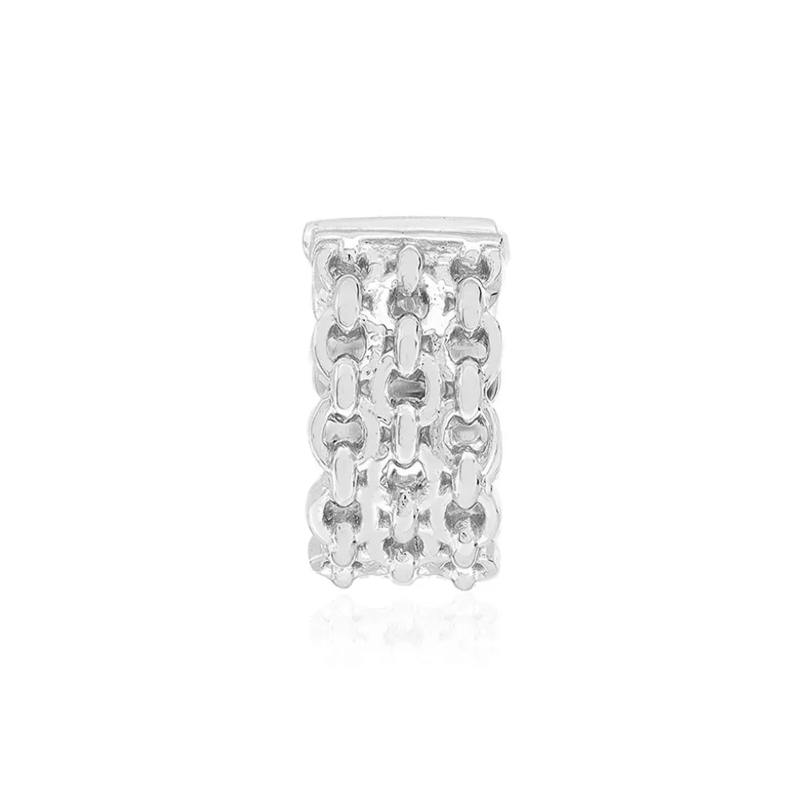 Clip d'oreille earcuff argent 925 style chainage vendu à l'unité