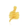 Clip d'oreille earcuff plaqué or jaune, motif serpent vendu à l'unité