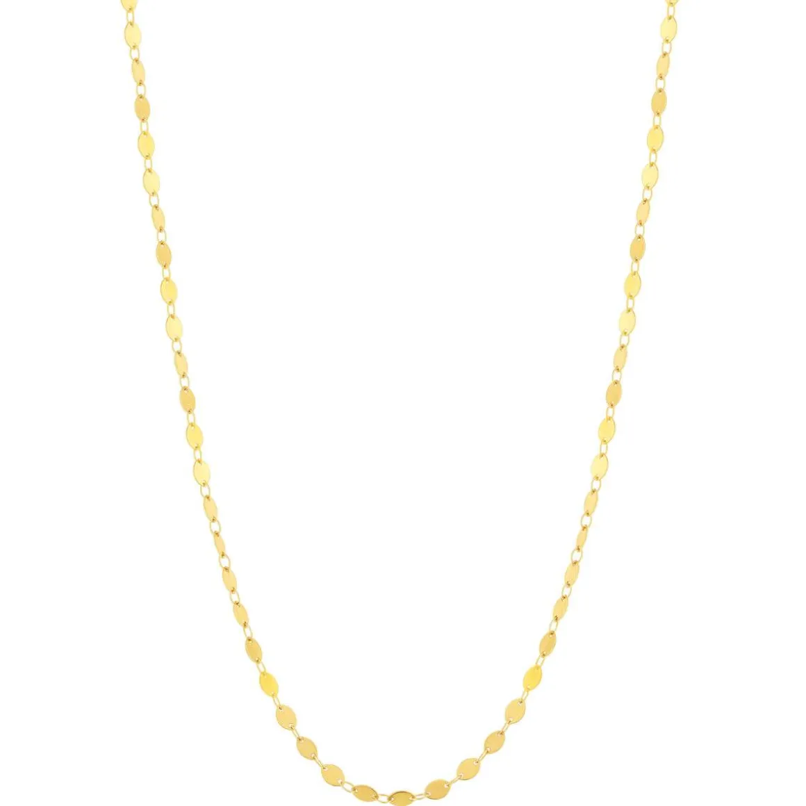 Collier acier doré 45cm