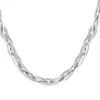 Collier acier maille fantaisie 50 cm
