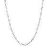 Collier acier maille gourmette 60 cm