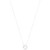 Collier argent 925 anneaux entrelacés personnalisables 45 cm
