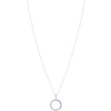 Collier argent 925 et pierres synthétiques 45cm
