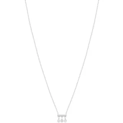Collier argent 925 et zirconias 45cm