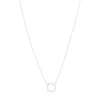 Collier argent 925 et zirconias 45cm