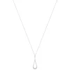 Collier argent 925 et zirconias 45cm