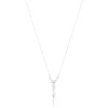 Collier argent 925 et zirconias 45cm