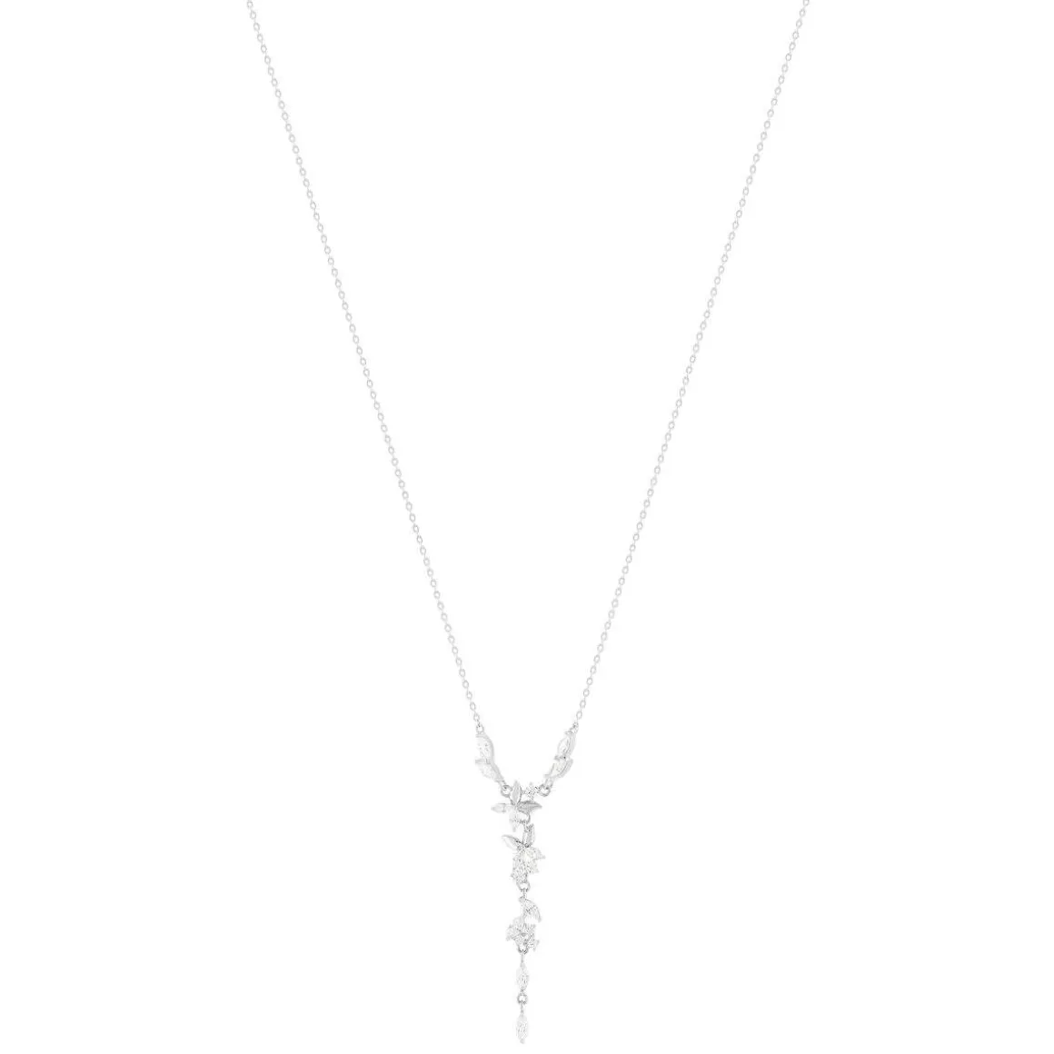 Collier argent 925 et zirconias 45cm