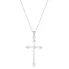 Collier argent 925 et zirconias 45cm