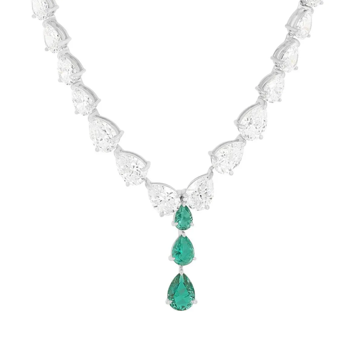 Collier argent 925 et zirconias 40cm