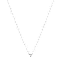 Collier argent 925 et zirconias 45cm