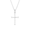Collier argent 925 et zirconias 45cm