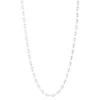 Collier argent 925 maille grain de café 50 cm