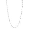 Collier argent 925 maille grain de café 55 cm