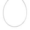 Collier argent 925 maille oméga 42 cm