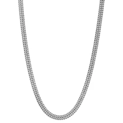 Collier argent 925 maille palmier 50cm
